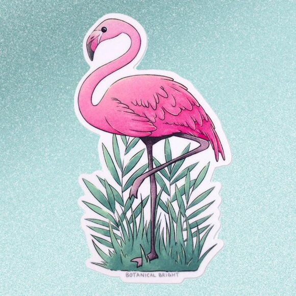 3 for‎ $15 - Flamingo Bird Sticker - Waterproof Vinyl Nature Decal - Wildlife - Picture 6 of 6